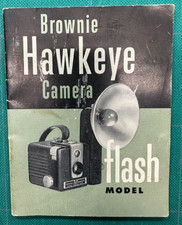 Vintage Original Brownie Hawkeye Camera Flash Model Owners Manual Free Shipping
