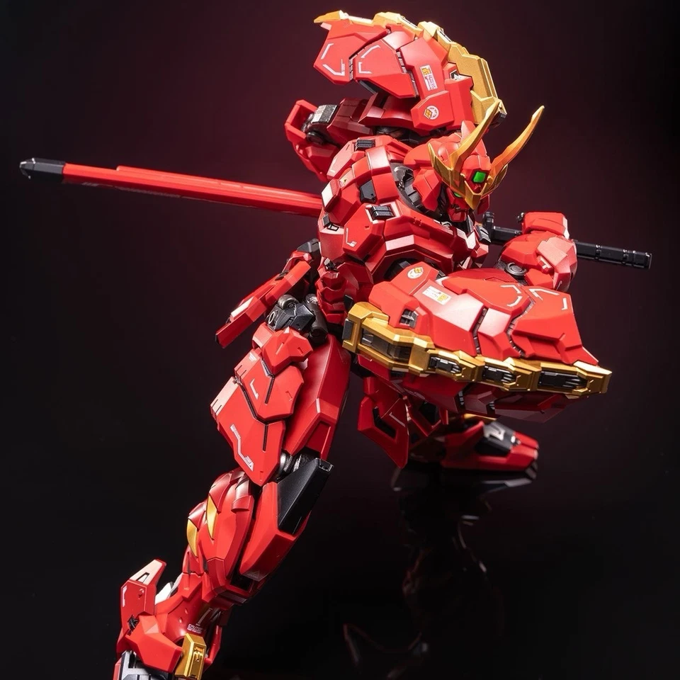 MOSHOW TOYS Takeda Shingen 1/100 Alloy Samurai Mecha Robot Action Figure Model - Image 4 of 4
