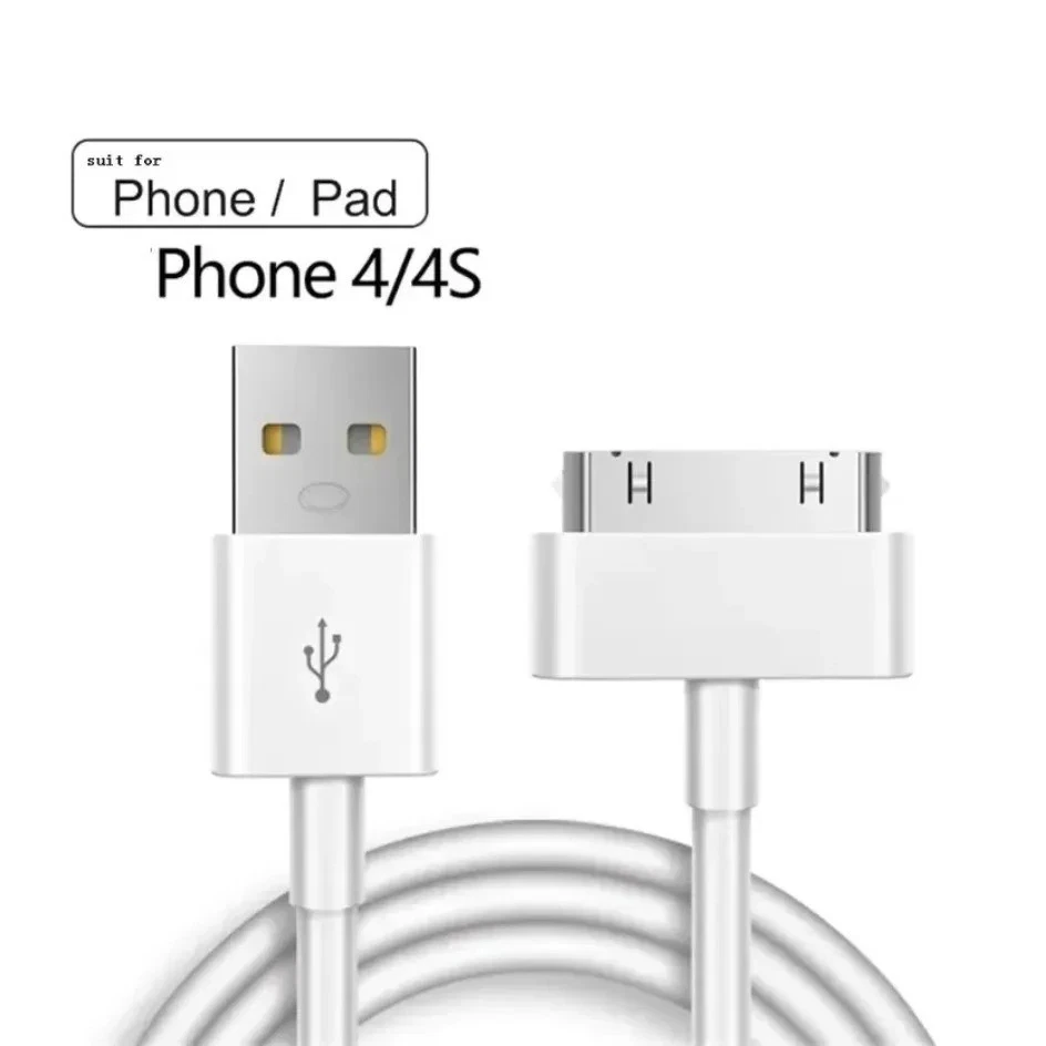 2x White USB Charging Cable Cord Sync for iPod Classic 6th/7th Gen 80/120/160gb - Image 3 of 4
