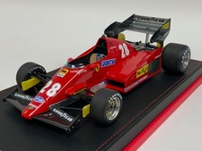 1/18 AB Models F1 Ferrari 126 C2 from 1983 R.Arnoux Car #28 Leather Base AB2-02