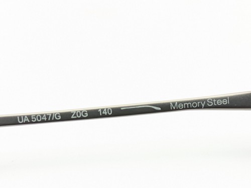 Under Armour UA 5047/G ZOG Matte Ruthenium Teal Mens Eyeglasses Frames 54-17-140 - Picture 5 of 7