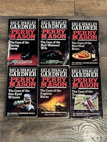 Erle Stanley Gardner Paperback Book Lot of 6