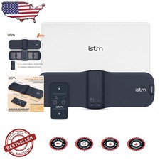 Wireless Heat TENS Unit Back Pain Relief Rechargeable Massager 15 Intensity J...