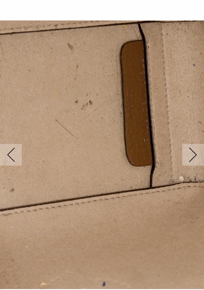 Stella McCartney Vegan Leather Shoulder Bag Cinnamon Brown - Image 4 of 4