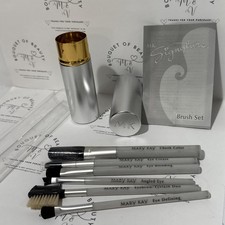 Mary Kay Signature Brush 6 Set - Silver Tube NEW.   My Page For More MK Items