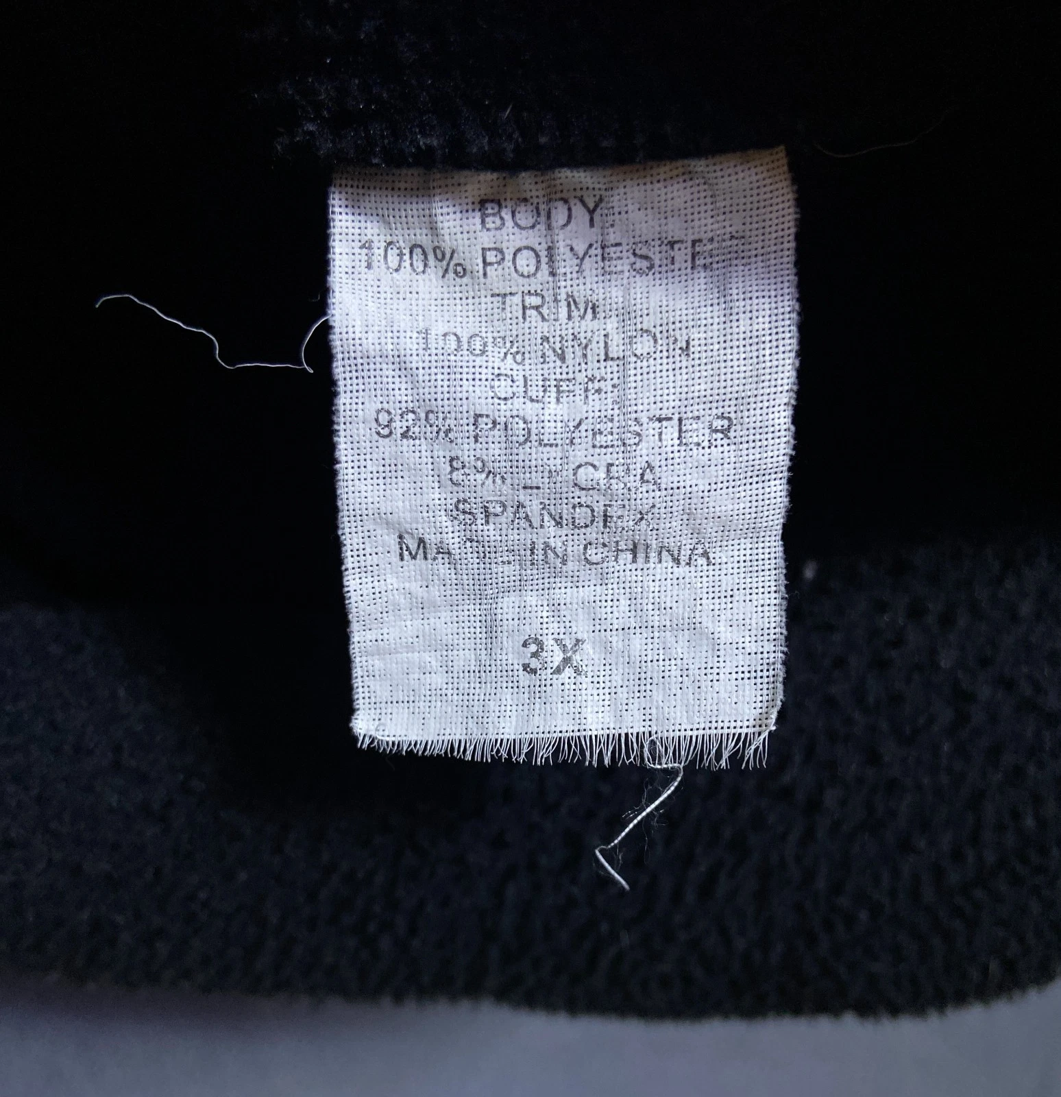 Phenix Gear Cold Weather Full Zip Fleece Black Medium Regular Sz 3XL Stretch TNF image 4