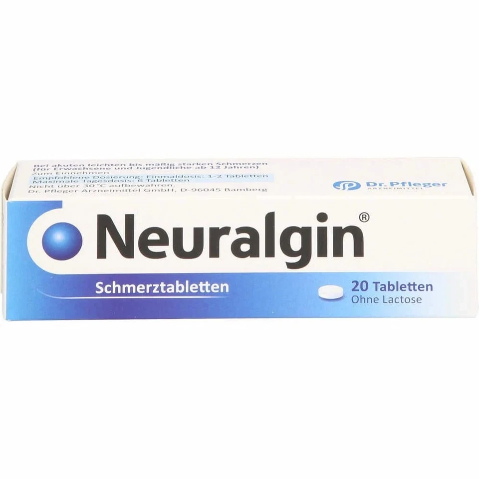 DR. PFLEGER ARZNEIMITTEL GMBH NEURALGIN Tabletten 20 St PZN03875041