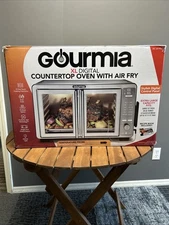 Gourmia XL Digital Countertop Oven with Air Fryer, French Door, Stainless