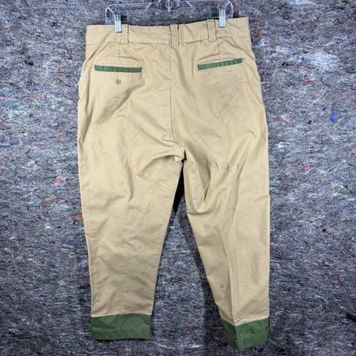 Vintage Orvis Hose Angelgerät Herren 36 x 30 grün hellbraun Brush Khaki Outdoor - Bild 11 von 16
