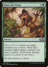 Hunt the Weak | #179 | M15 | MTG | Regular | LP