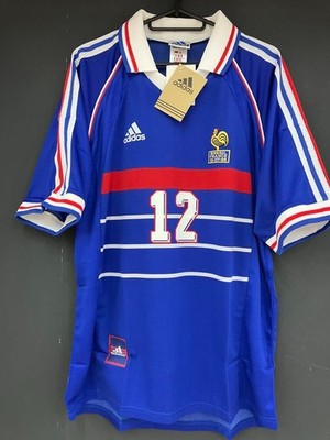 Henry #12 France 1998-99 Home Shirt World Cup Final Matchday