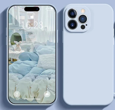 Hülle iPhone 12Pro Max Apple Silikon Case Cover Smoky Blue NEU! OVP