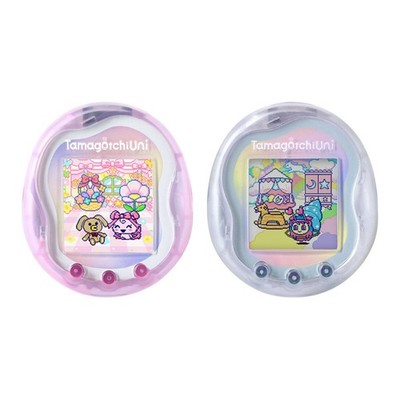 Tamagotchi Uni Aurora Pink & Prism White Color Premium Bandai