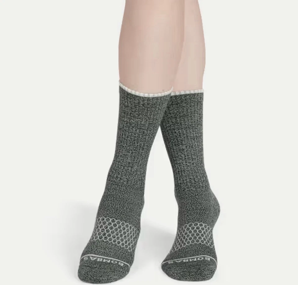 Paquete de 4 calcetines de pantorrilla Bombas para mujer mezcla de lana merino (talla mediana) Foto 3 de 4