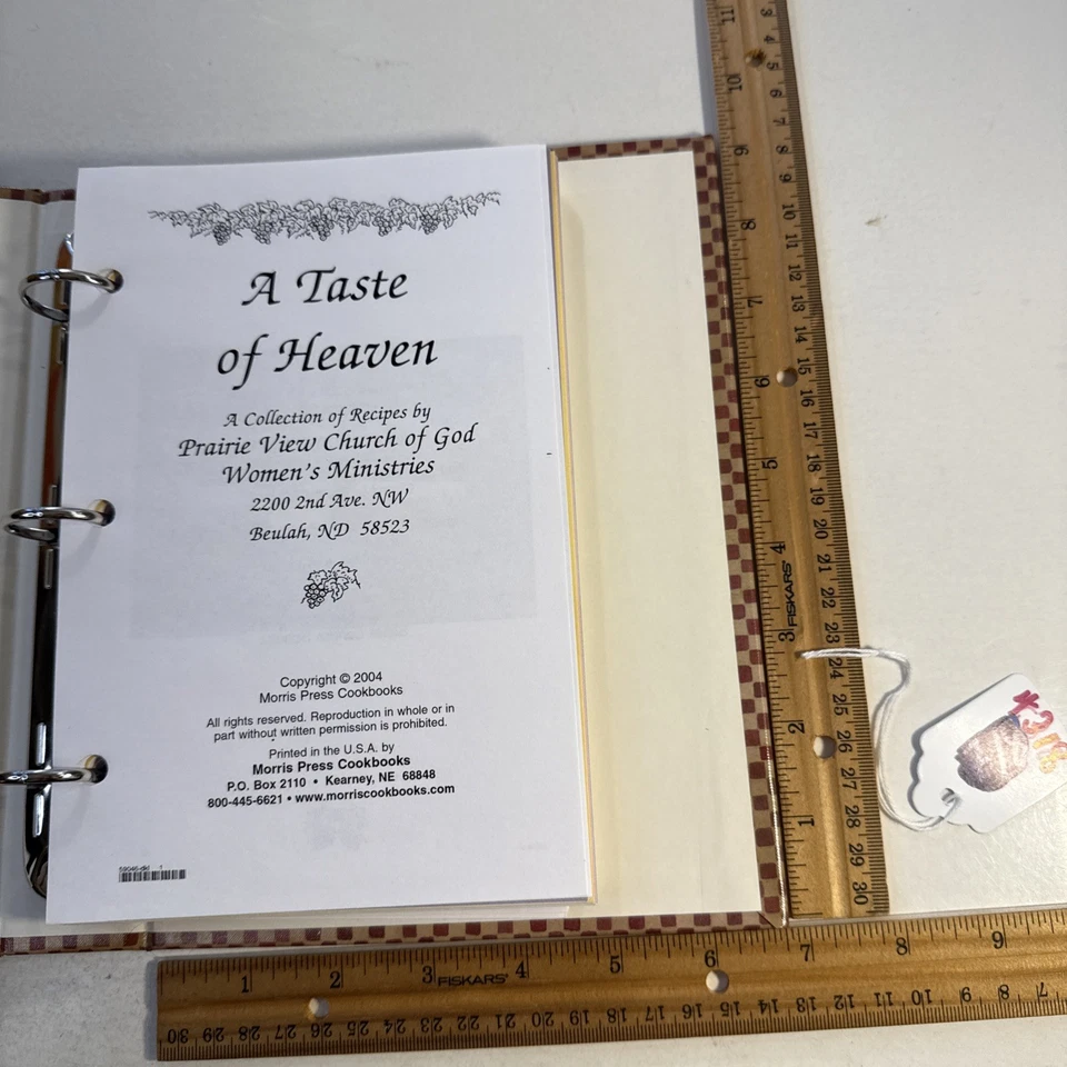 Beulah North Dakota ND cookbook ethnic Germans from Russia Kuchen Borscht VTG - Imagem 3 de 4