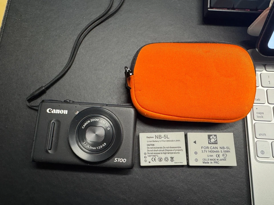 USED Canon PowerShot S100 12.1 MP CMOS Black - Image 3 of 4