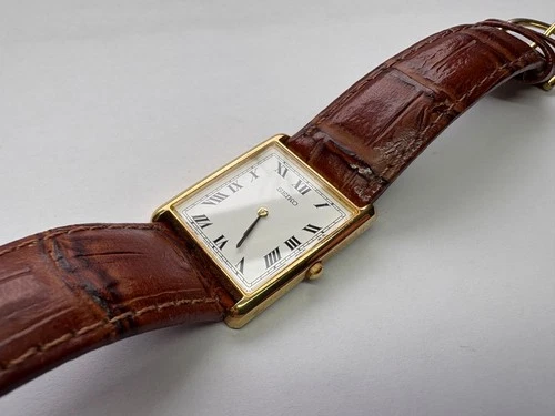 Men's Vintage 1997 Watch SEIKO "Tank" V700-5K39