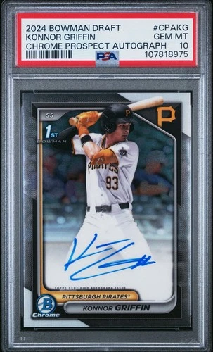 2024 Bowman Draft Konnor Griffin 1st Bowman Auto PSA 10
