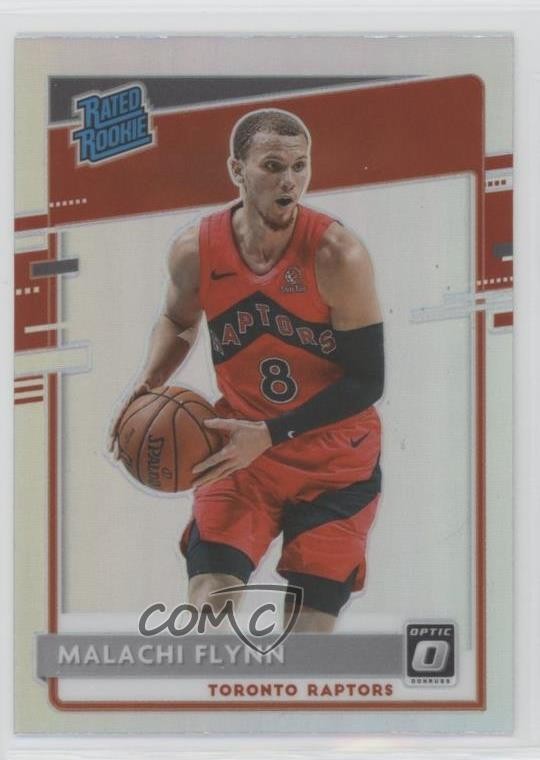 2020-21 Panini Donruss Optic Rated Rookie Holo Prizm Malachi Flynn #179 1j4c