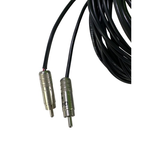 2 x Belden 15ft Male RCA to 1/4 Male TS Audio Cable - Picture 3 of 3