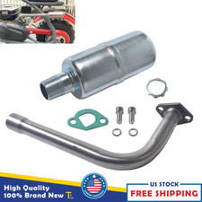Exhaust Pipe Muffler For Predator 196cc 212cc GX200 Coleman CT200U Mini Bike