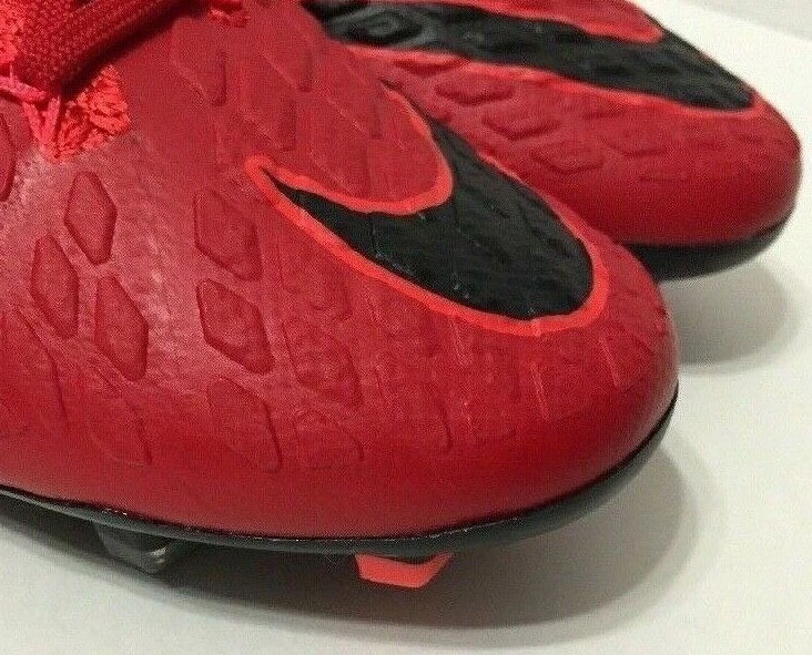 Nike Junior Hypervenom Phantom 3 FG ACC Soccer Cleats Red Black