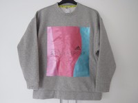Womens Adidas Stellasport Metallic Crew Neck Sweatshirt , Top, Size -l Womens Adidas Stellasport Metallic Crew Neck Sweatshirt , Top, Size -l