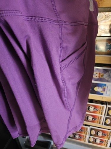 Girls Purple Reebok Bike Booty Athletic shorts size Medium 8 New Trl8#23 - Picture 5 of 7