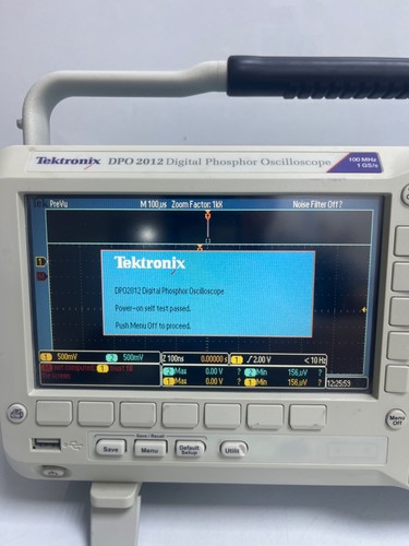 Tektronix DPO2012 100 MHz, 2-Ch, 1 GS/s Digital Phosphor Oscilloscope - Picture 2 of 9