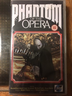 Phantom of the Opera Michael York Jane Seymour UK Entertainment VHS sealed