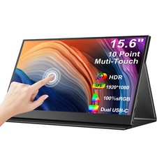 UPERFECT 15.6" 1920x1080 Touchscreen IPS PC Screen Portable Screen HDMI USB-C