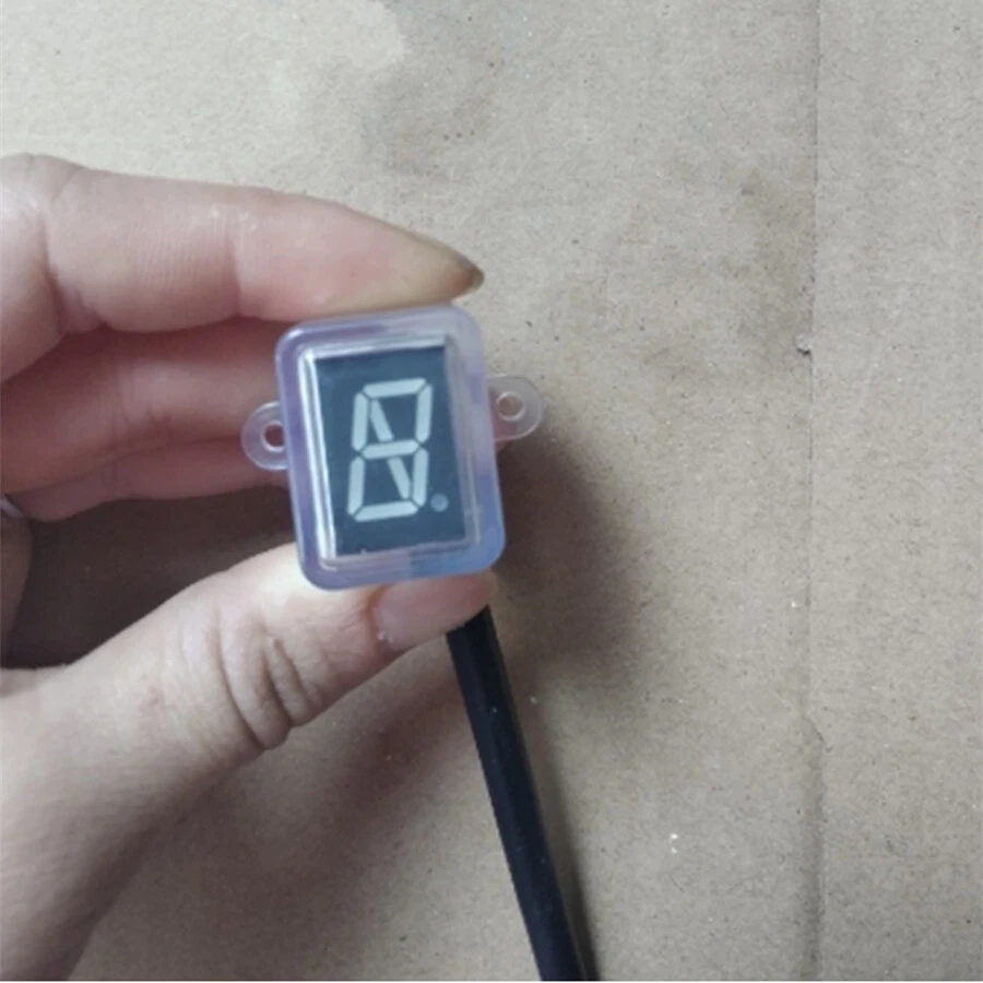 Red Color LED 0-6 Digital Gear Indicator Light Neutral Display Shift Lever Senso - Image 3 of 4