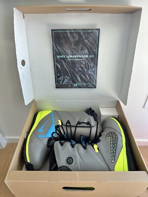 Nike LunarEndor QS LED Snowboarding Boots, Canyon Grey/Blue, Size