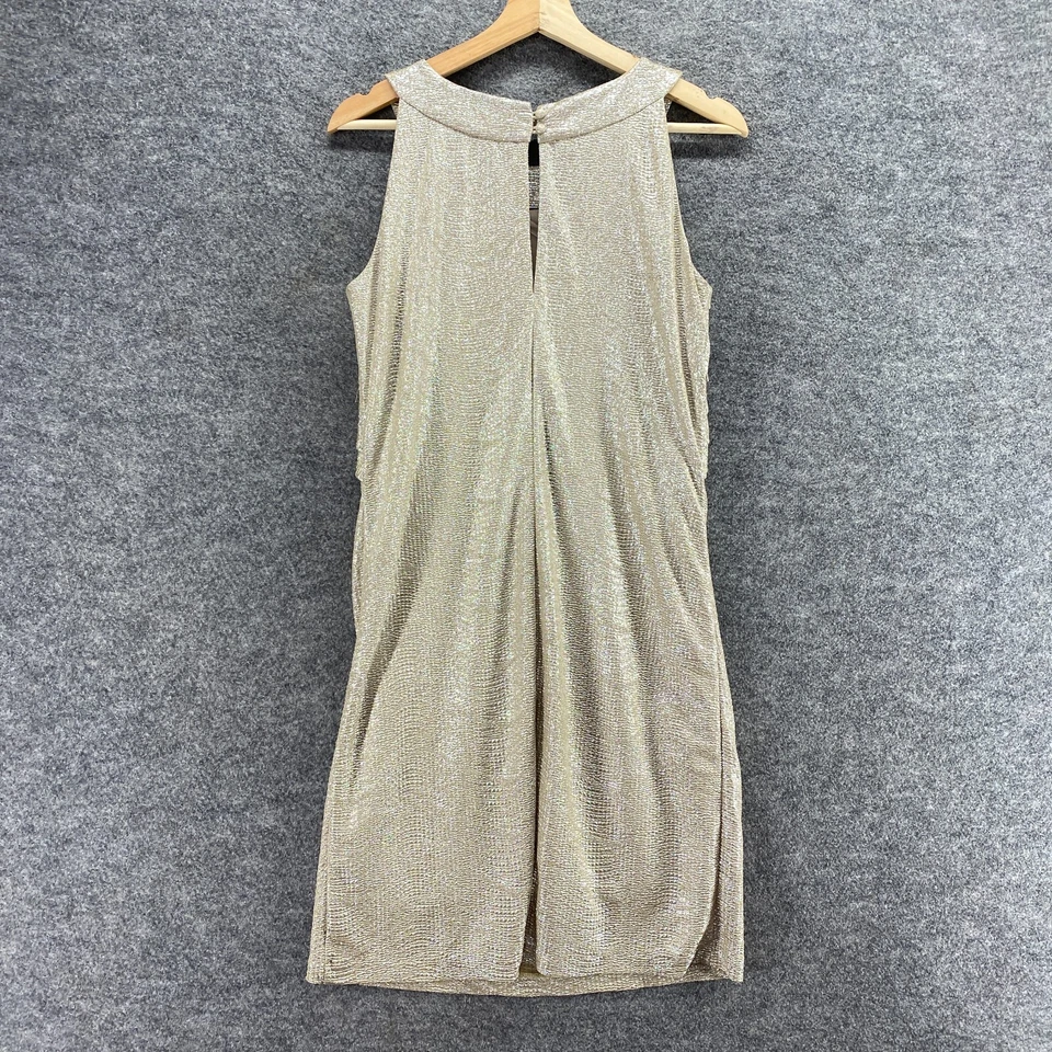 Max And Cleo 连衣裙女式 6 米色转变 Midi 有内衬无袖圆领休闲 — 第 2/4 张图片