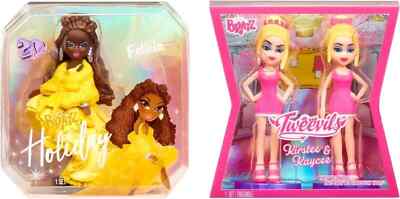 Mini Bratz Limited Edition 2-Pack, Holiday Felicia and Tweevils New