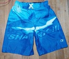 Boys OP Swim Trunks with Liner Size 6/7 Shark