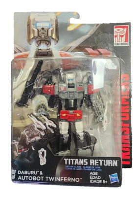BRAND NEW. HASBRO TRANSFORMERS GENERATIONS TITANS RETURN: DABURU & TWINFERNO. G7