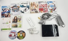 Nintendo Wii Console Bundle 9 Games, Controllers & Accessories