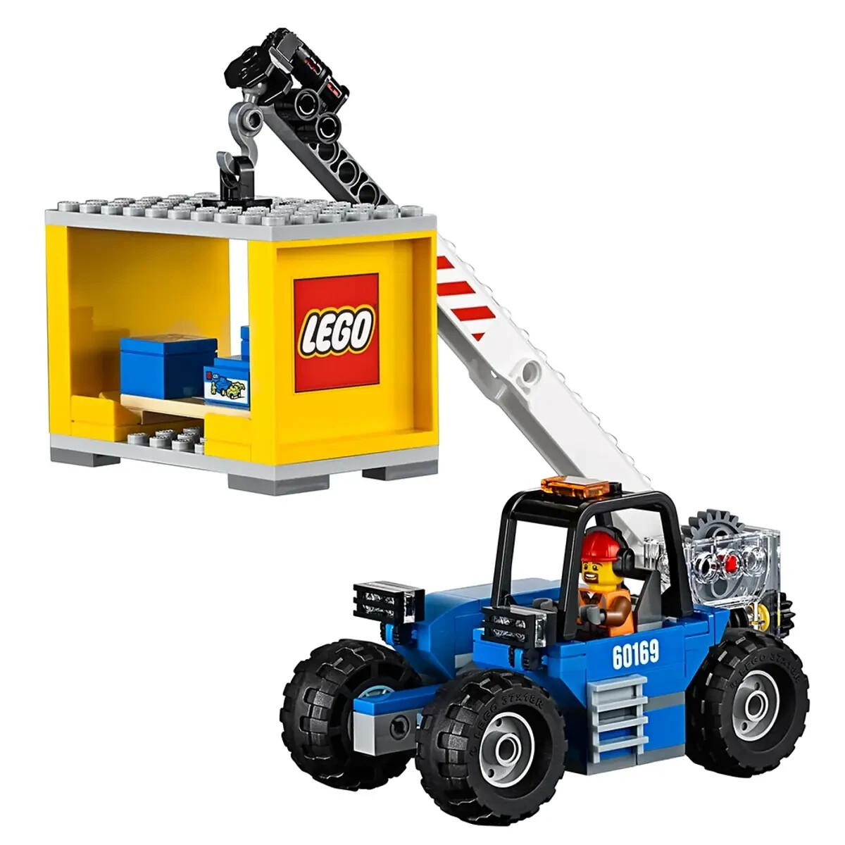 Lego Cargo Terminal 60169 SPEED Town Minifigure Building Set