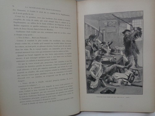 1896 French La Vengeance des Peaux-De-Bique Toudouze Illustrated Luxury Edition - Picture 8 of 14