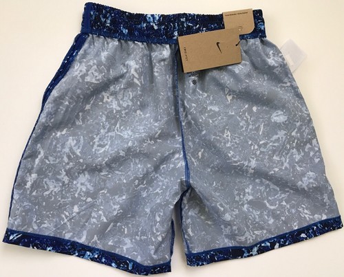 NWT Nike Youth M Dri-Fit Multi Printed Shorts Royal White FV0275-480 New - Picture 12 of 15