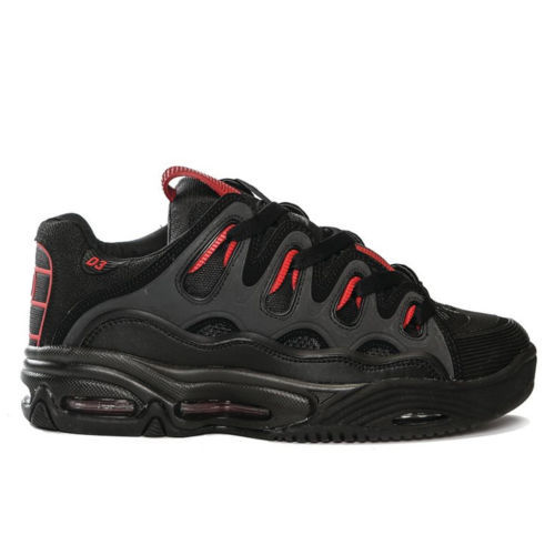 OSIRIS D3 2001 SKATE SHOES BLACK/BLACK/RED | eBay
