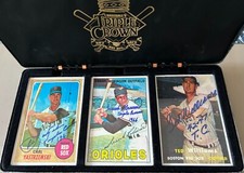 TRIPLE CROWN SIGNATURE SERIES CERAMIC CARD SET T. WILLIAMS ROBINSON YAZ 31/1000