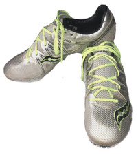 Saucony Showdown Track  Field Sprinting Running Shoes Spikes Cleat Men  s Size 9