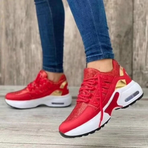 Zapatillas deportivas de mujer grises Sin marca