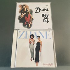 Zhané 2 💿 LOT: Hey Mr. D.J. IMPORT SINGLE & Saturday Night VG+ / Fast 🚚