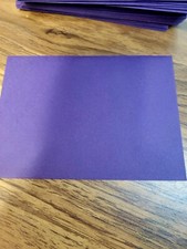 Lot Of 50 Dark Purple Envelopes And White Notecards
