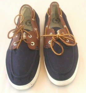 canvas boat loafers
