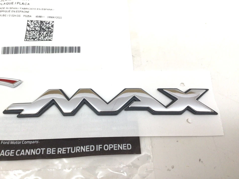 2013-2018 Ford C-Max escotilha traseira porta elevatória emblema novo fabricante de equipamento original DM5Z-5842528-B - Imagem 3 de 4