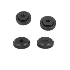 CAMVATE Aluminum 1/4"-20 & 3/8"-16 Thread Lock Thumb Nut for Threaded Rod Bar